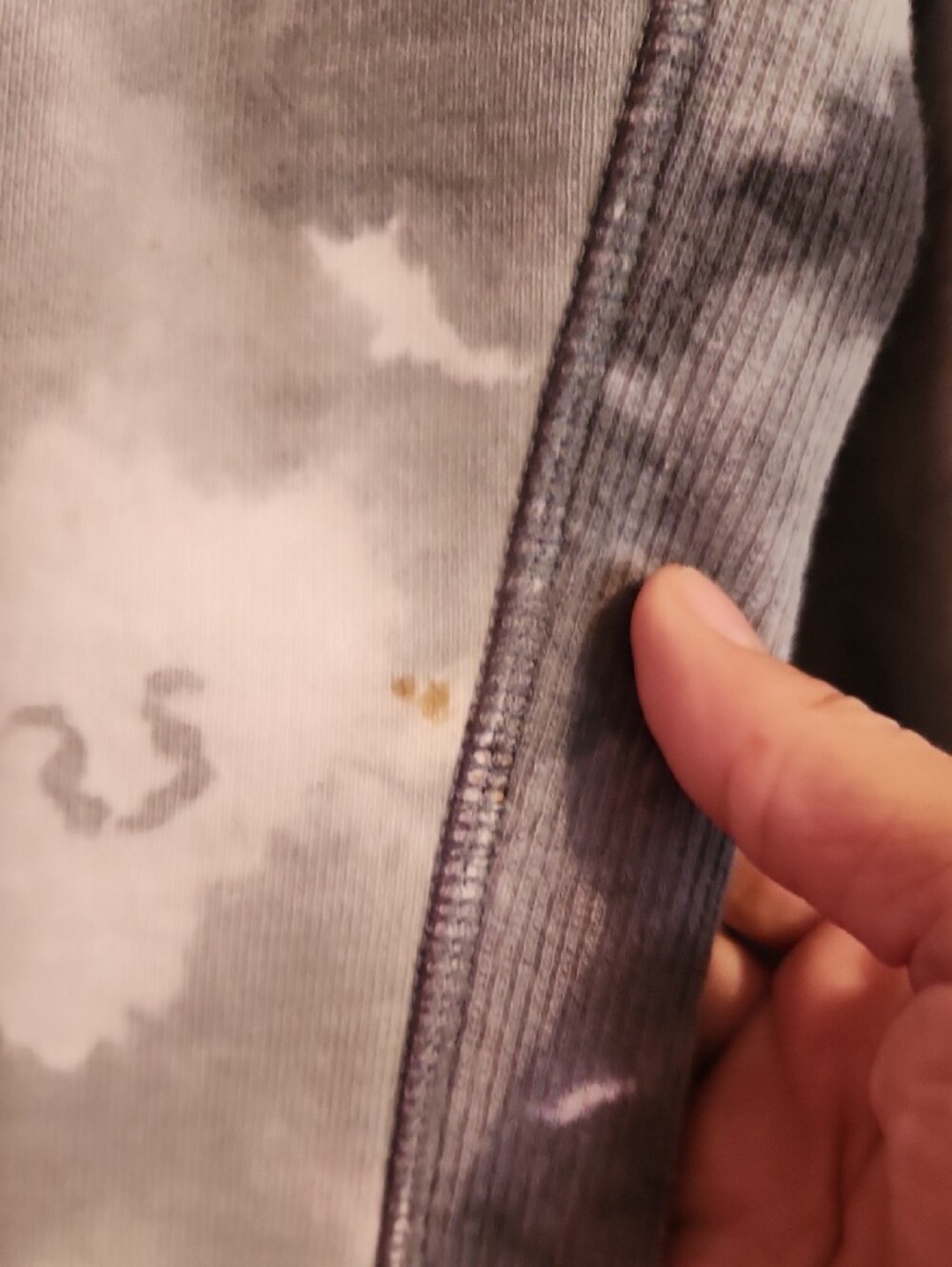 lululemon athletica Tie-Dye Zip-Up Hoodie in Gray and Black - Picture 3 of 5